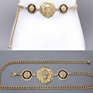 COPY - Lion Head Chain Belt